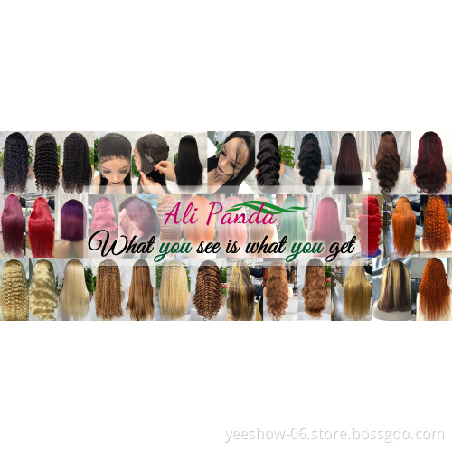 wholesale 180% Density Hd Full Lace Human Hair Wigs Women Brazilian Virgin Hair Lace Front Wig For Black Transparent Vendor